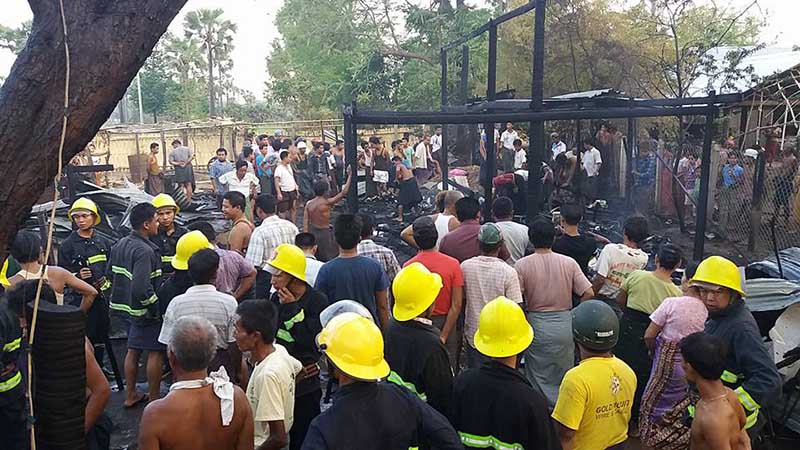 ေရခဲေသတၱာ အပူလြန္ကဲရာမွ မီးေလာင္မႈ ျဖစ္ပြား