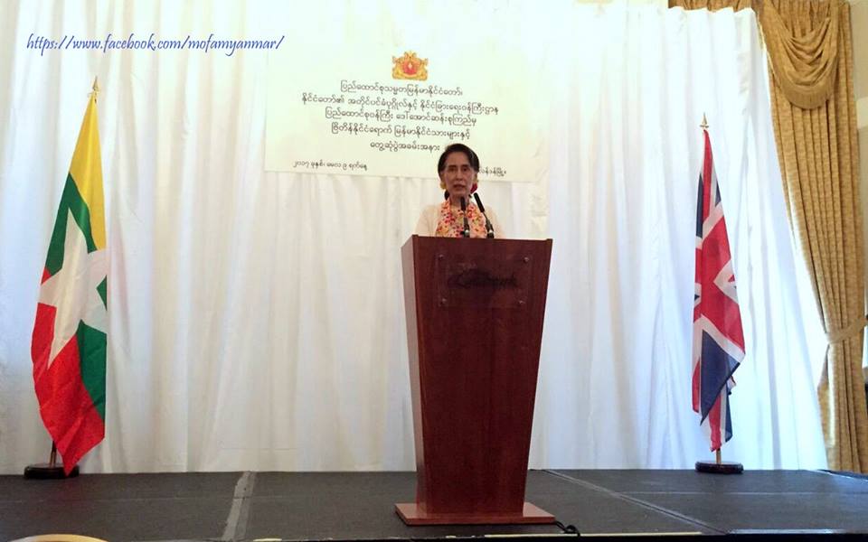 ျမန္မာစစ္တပ္၏ အမူအက်င့္မ်ား ေျပာင္းလဲလာဟု ေဒၚေအာင္ဆန္းစုၾကည္ေျပာ