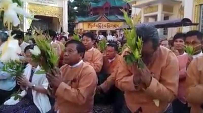 သူရဦးတင္ဦး က်န္းမာေရး အျမန္​ေကာင္းမြန္ေစေရး​ မႏၱေလး ဆုေတာင္းပဲြ (႐ုပ္သံ)