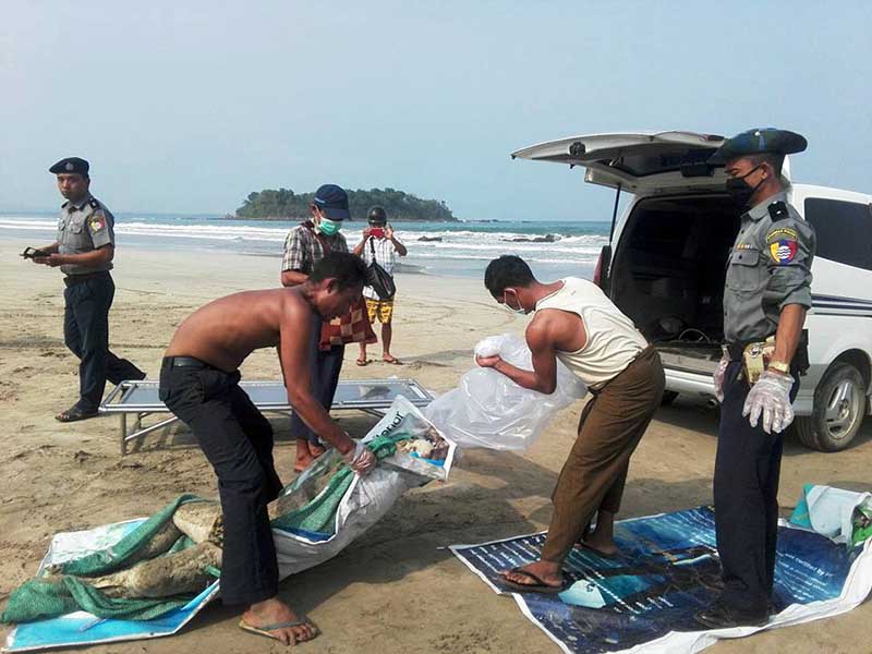ေငြေဆာင္ကမ္းေျခတြင္ အမ်ဳိးသားအေလာင္းတေလာင္း ေတြ႔ရွိ
