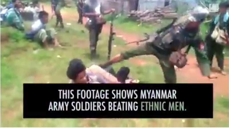 အရပ္သား ၄ ဦးအား ႏွိပ္စက္သည့္ကိစၥ စံုစမ္းအေရးယူမည္ဟု တပ္မေတာ္ထုတ္ျပန္ (႐ုပ္သံ)