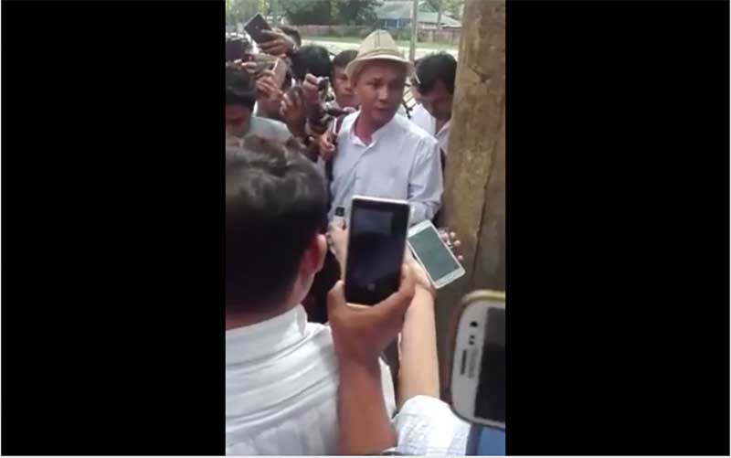 ေငြ ၁၂ သိန္းယူခဲ့ေၾကာင္း စြပ္စြဲခ်က္အေပၚ ဦးၿဖိဳးမင္းသိန္း၏ ကုိယ္ေရးအရာရွိကုိ ေမးျမန္းခ်က္