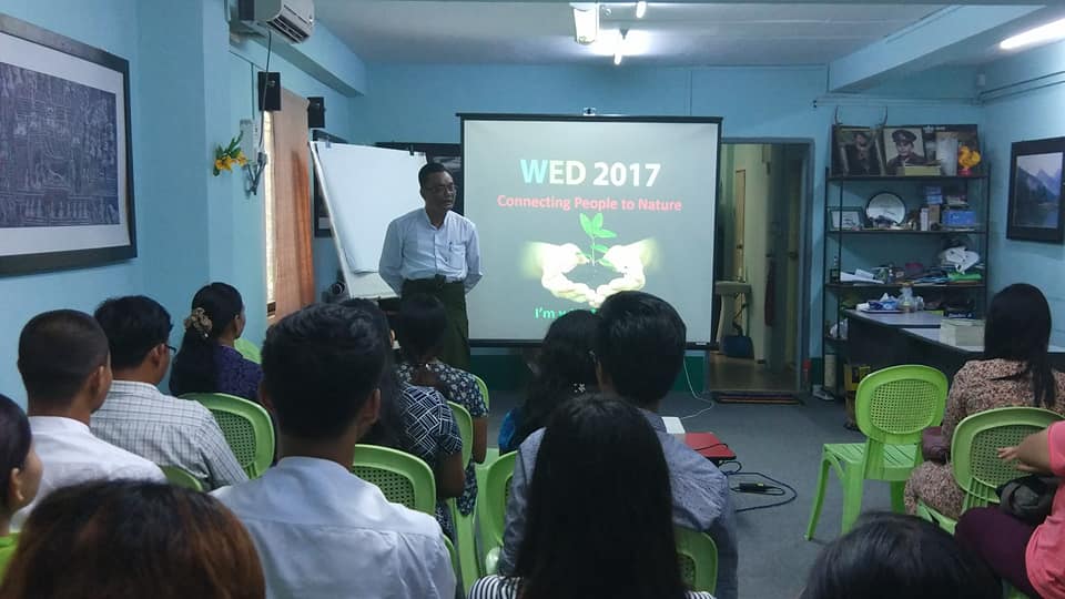 ကမာၻ႔ပတ္​ဝန္​းက်င္​ထိန္​းသိမ္​း​ေရး​ေန႔ အထိမ္းအမွတ္ေဆြးေႏြးပြဲ ရန္ကုန္တြင္ က်င္းပ