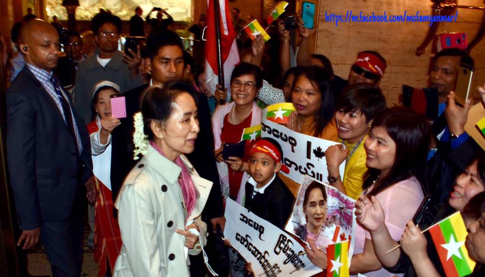 ေဒၚေအာင္ဆန္းစုၾကည္ ကေနဒါႏိုင္ငံ ေရာက္ရွိ၊ ဖက္ဒရယ္အေရးေဆြးေႏြးမည္