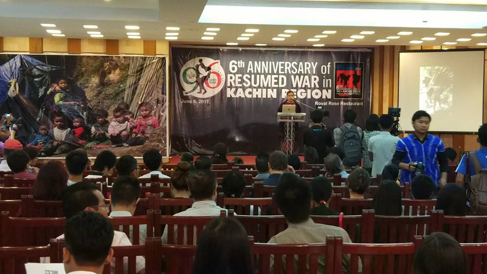 ကခ်င္စစ္ပြဲ ျပန္လည္ျဖစ္ပြားမႈ ၆ ႏွစ္ျပည့္အခမ္းအနား ရန္ကုန္တြင္ က်င္းပ