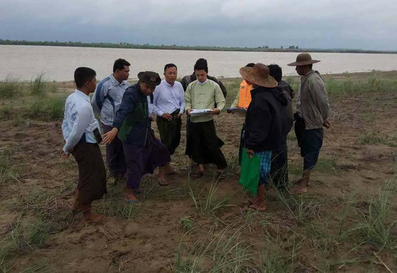 တိုင္းႏွစ္တိုင္းတြင္ အျငင္းပြားေျမႏုကၽြန္းမ်ား စိစစ္ရန္ ကြင္းဆင္းစစ္ေဆး