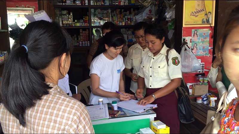 စစ္ကိုငး္တြင္ သက္တမ္းလြန္ေဆးဝါးေရာင္းသူမ်ားအား ထိေရာက္စြာ အေရးယူမည္