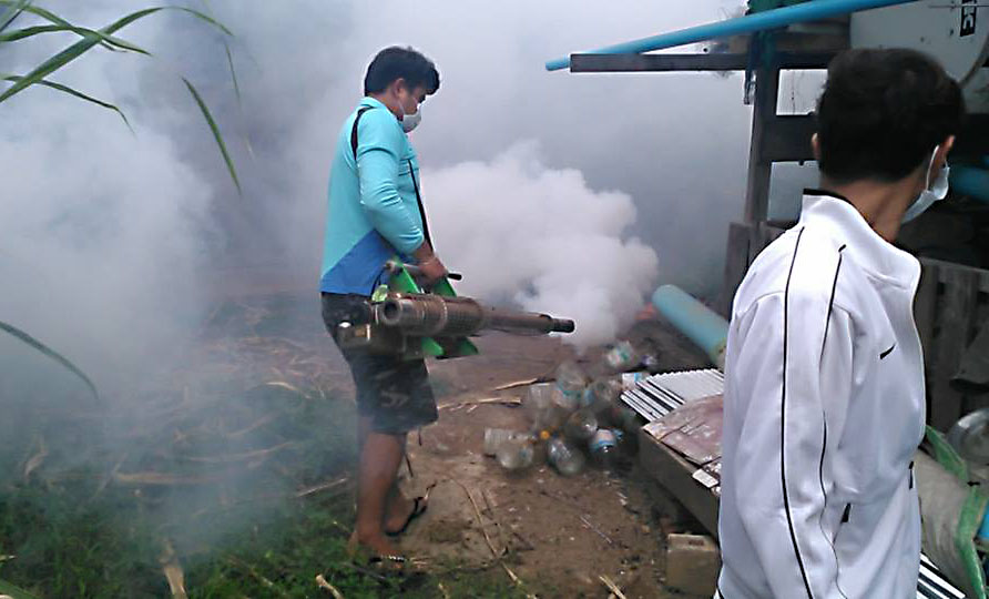 မိုင္းတုံတြင္ ေသြးလြန္တုုပ္ေကြး မျပန္႔ပြားေအာင္ ေဆးျဖန္း