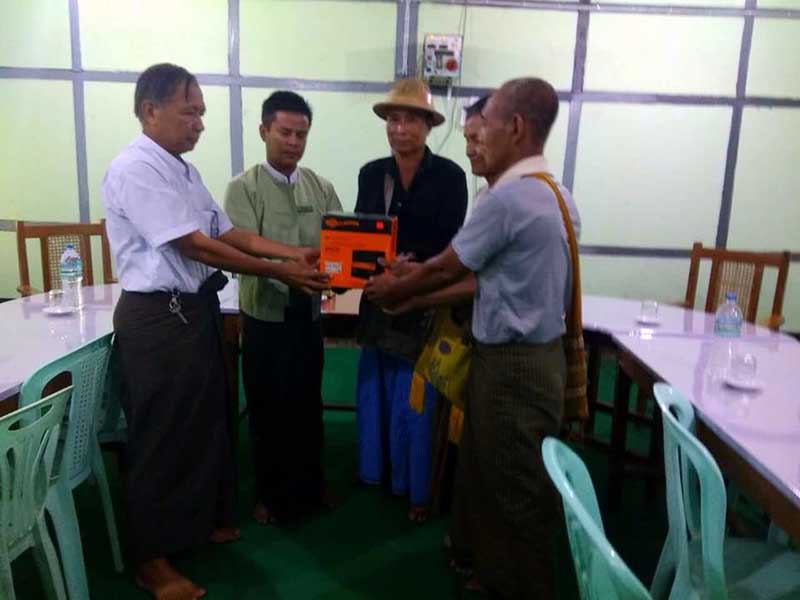 ေတာဆင္႐ိုင္းအႏၲရာယ္ကာကြယ္ေရး လွ်ပ္စစ္ၿခံစည္း႐ိုးခတ္ရန္ ပစၥည္းမ်ားလႉဒါန္း