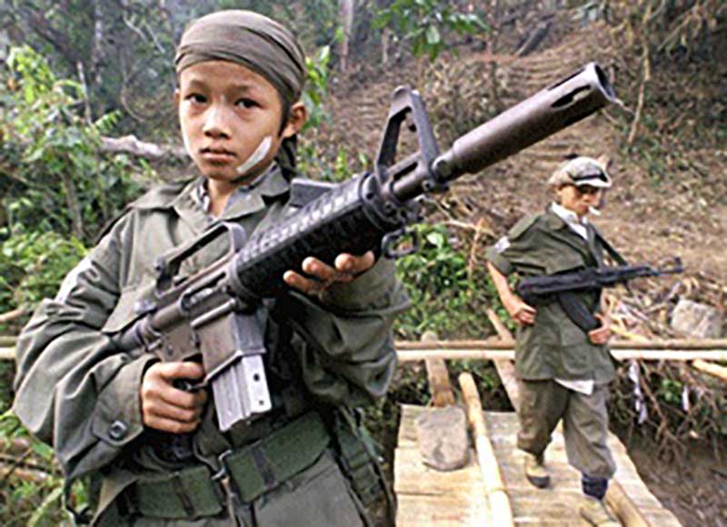 ကေလးစစ္သားအဆိုး၀ါးဆုံးအသံုးျပဳသည့္စာရင္းမွ  ျမန္မာႏွင့္အီရတ္ကို ပယ္ဖ်က္မည္