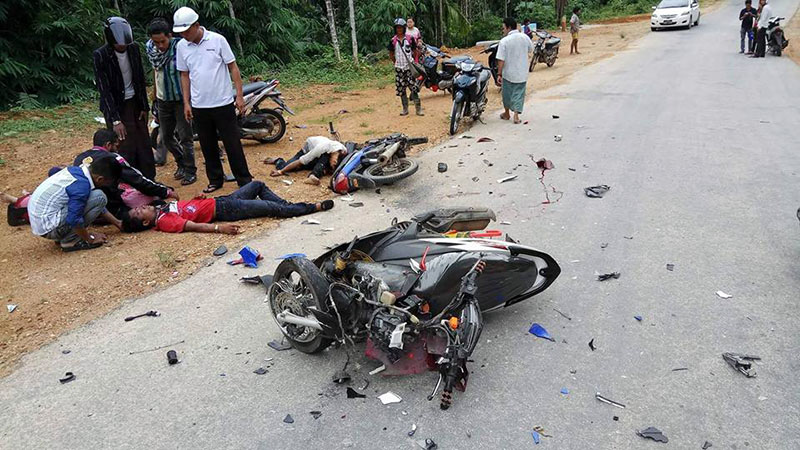 ၿမိတ္တြင္္ ဆုိင္ကယ္နွစ္စီးတိုက္မႈျဖစ္၊ ၁ ဦး ေသဆံုး