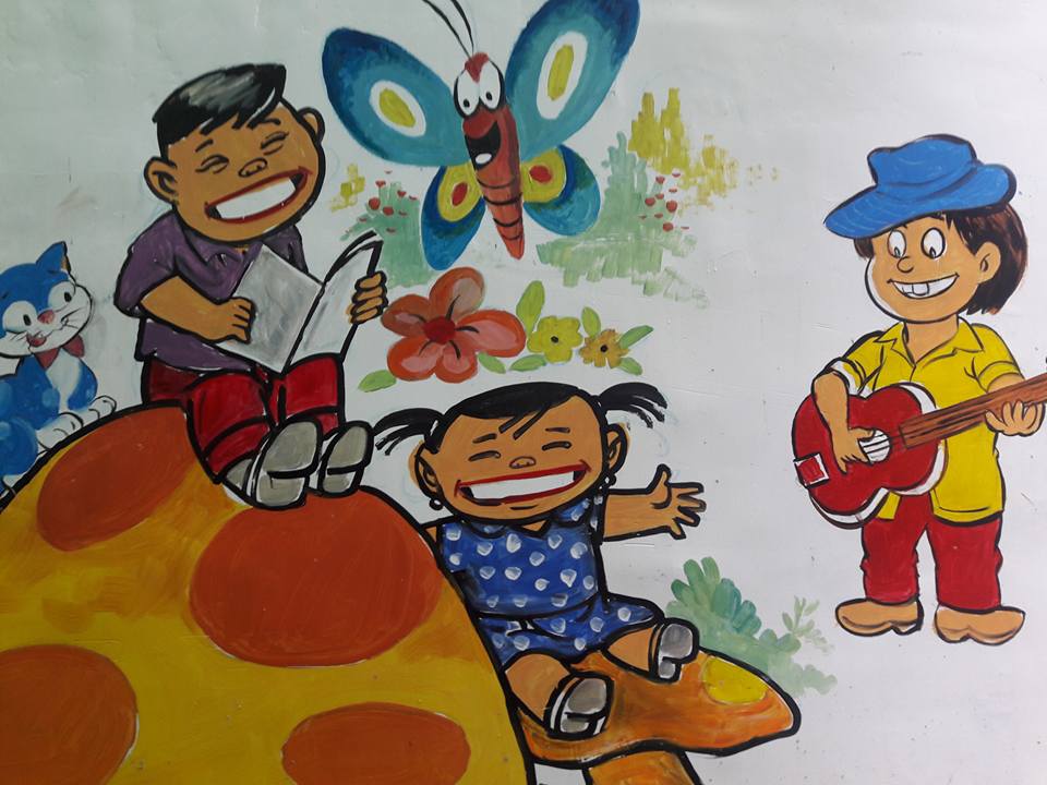 ပန္းဘဲတန္းၿမိဳ႕နယ္တြင္  ေနာက္ေဖးလမ္းၾကား ပန္းဥယ်ာဥ္ဖြင့္လွစ္