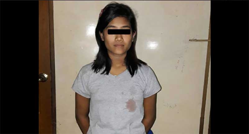 ေမာင္ျဖစ္သူႏွင့္သေဘာမတူသျဖင့္ အစ္မျဖစ္သူအား ဓားနဲ႔ထုိးသတ္သည့္ အမ်ဳိးသမီးကုိ ဖမ္းဆီး