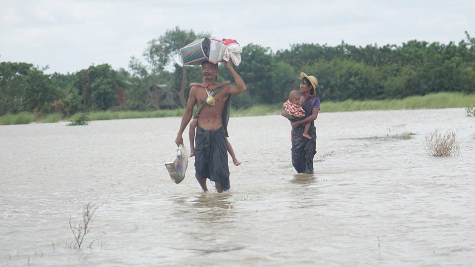 စစ္ကိုင္းတိုင္းအတြင္း ၿမိဳ႕ ၇ ၿမိဳ႕  ျမစ္ေရႀကီး၊ အိမ္ေထာင္စု ၂ ေထာင္ေက်ာ္ ေျပာင္းေရႊ႕