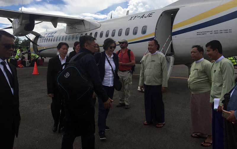ကုလ လူ႔အခြင့္အေရးကိုယ္စားလွယ္ မစၥယန္ဟီးလီ လား႐ိႈးကိုေရာက္ရွိ