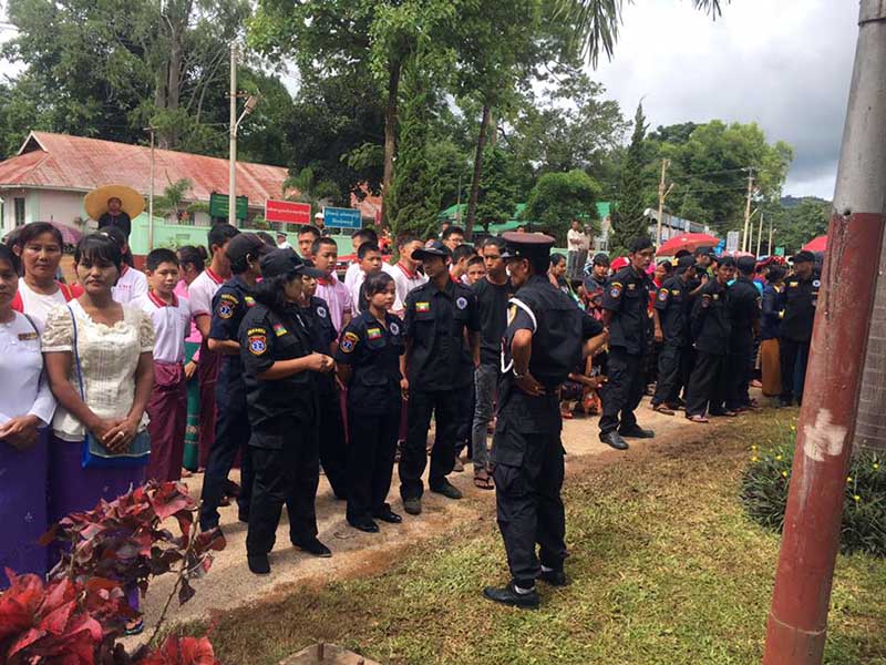 ႏွစ္ ၇၀ ျပည့္ အာဇာနည္ေန႔အခမ္းအနား လား႐ႈိးၿမိဳ႕တြင္ က်င္းပ (ဓာတ္ပံု)