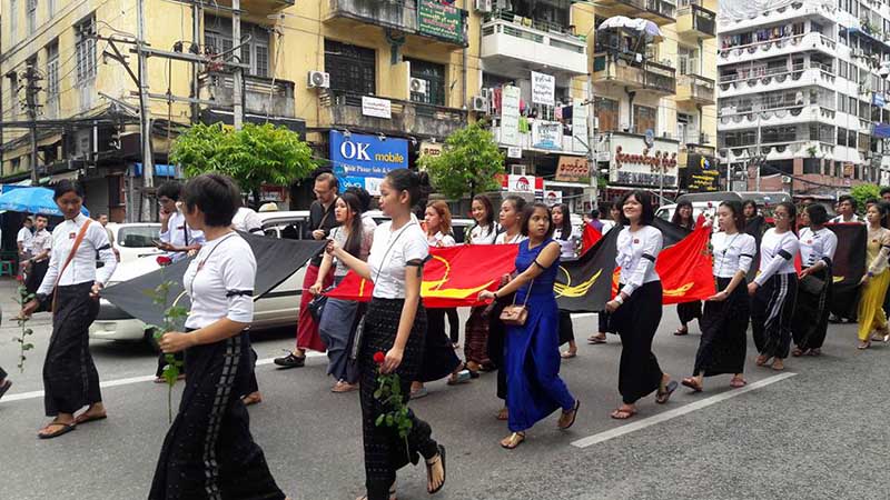 ႏွစ္ ၇၀ ျပည့္ အာဇာနည္ေန႔ ရန္ကုန္ၿမိဳ႕တြင္း ျမင္ကြင္းမ်ား