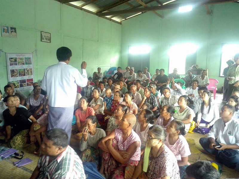 ဂန္႔ေဂါၿမိဳ႕နယ္တြင္ စိုက္ပ်ိဳးေရး နည္းပညာေပး ေဆြးေႏြးပြဲျပဳလုပ္