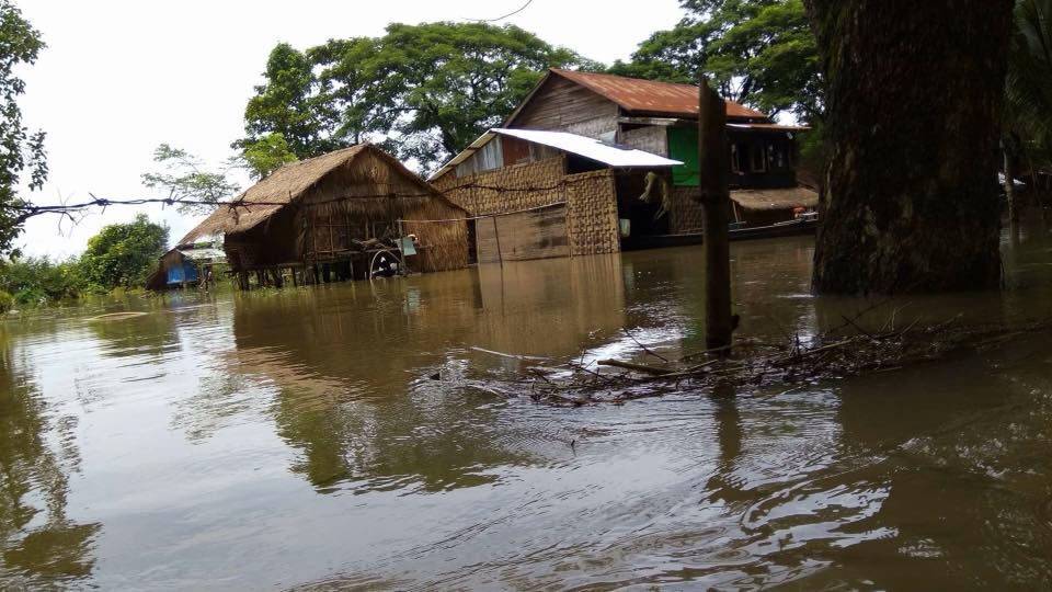 တိုက္ႀကီး ေရနစ္ျမဳပ္၊ ေက်းရြာမ်ား ေသာက္သုံးေရ အခက္ေတြ႔