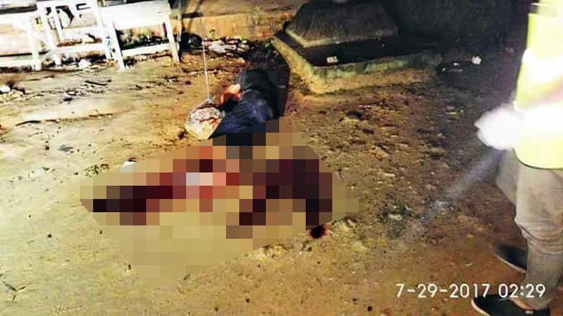 ၿမိတ္တြင္ အရက္ေၾကာင္ေနသူ မိမိကိုယ္ကို ဓားႏွင့္ထိုးမိ၍ ေသဆံုး