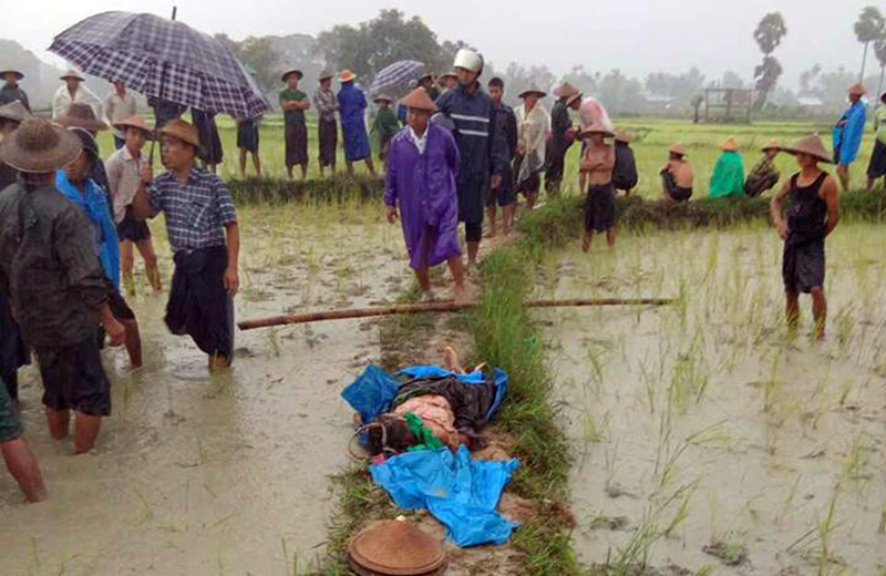 အင္းေတာ္တြင္ မိုးႀကိဳးပစ္ခံရ၍ ၁ ဦးေသ၊ ၂ ဦးဒဏ္ရာရ