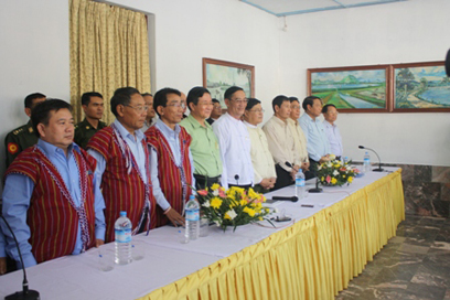 အစုိးရနဲ့ ေကအန္ပီပီ အပစ္အခတ္ရပ္စဲေရး သေဘာတူလက္မွတ္ထုိး