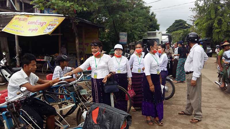 ေညာင္ေလးပင္တြင္ A(H1N1 ) ေရာဂါ အသိပညာေပးျခင္း အရွန္အဟုန္ျမႇင့္ ေဆာင္ရြက္