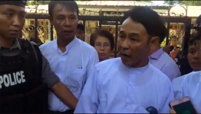 မီဒီယာမလုပ္နဲ႔၊ သူပုန္နဲ႔ မဆက္သြယ္နဲ႔ ေသနတ္ၾကည့္ဆုိတဲ့ပုံစံမ်ဳိး ၿခိမ္းေျခာက္တာ - ဦးေအးႏုိင္