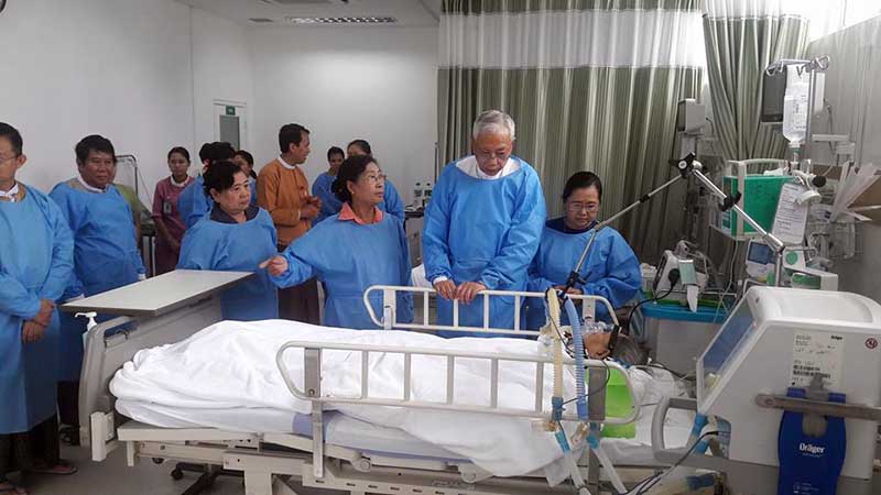 အန္အယ္လ္ဒီဥကၠ႒ေဟာင္း ဦးေအာင္ေရႊ က်န္းမာေရးအေျခအေနဆုိးရြား၊ သမၼတ ၾကည့္႐ႈ