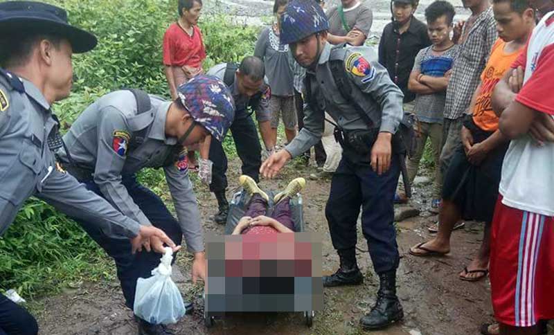 ခ်င္းျပည္နယ္ ခိုင္ကမ္းၿမိဳ႕ ဆည္ႀကီးေခ်ာင္းတံတားအနီး အမ်ိဳးသမီးအေလာင္းေတြ႔