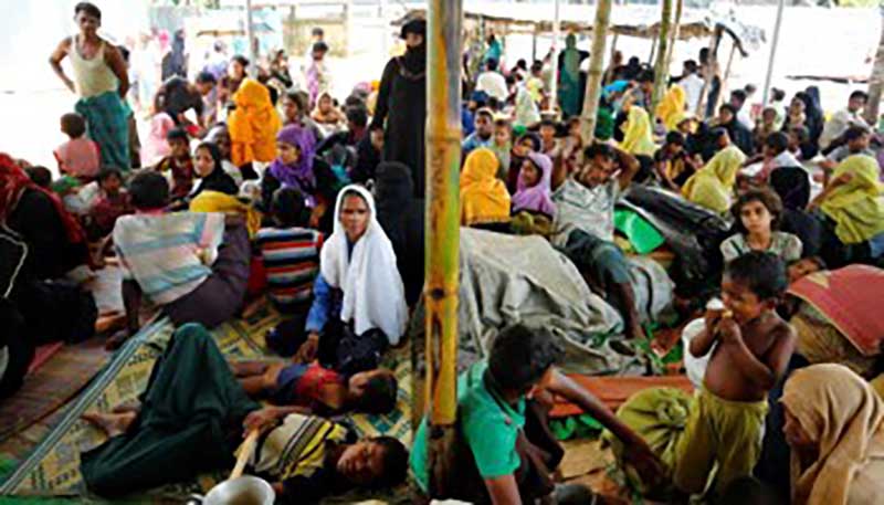 ရခုိင္တြင္ အကူညီေပးေရးလုပ္ငန္းမ်ား  WFP က ဆုိင္းငံ့ထား