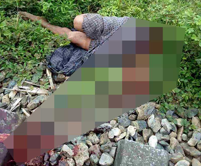 မင္းကုန္းေက်းရြာ ရထားသံလမ္းေပၚတြင္ အမ်ဳိးသားတဦး ရထားႀကိတ္ခံရ