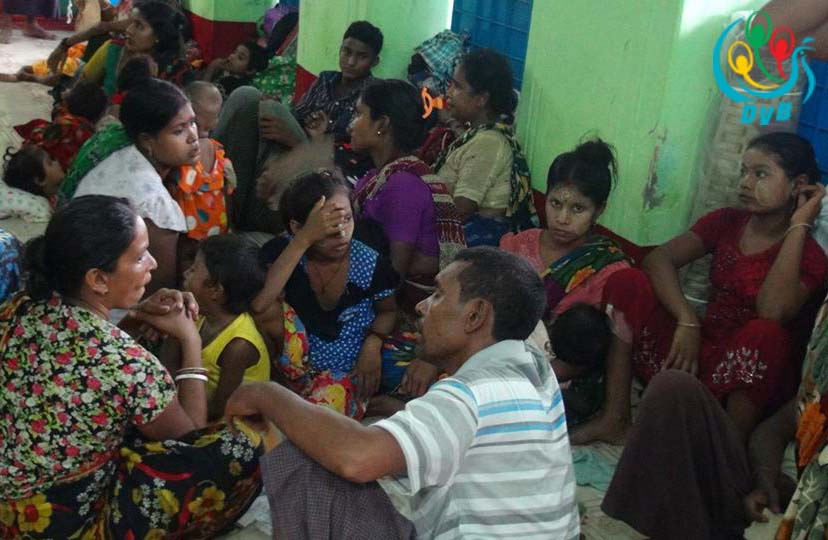 စစ္ေတြသို႔ ထြက္ေျပးလာသည့္ ဟိႏၵဴဘာသာဝင္မ်ား အကူအညီလိုအပ္ေန