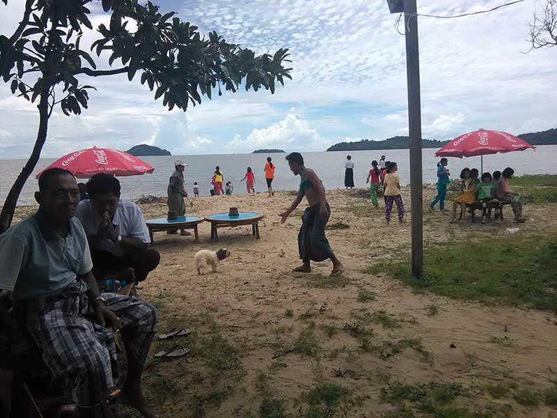 ေရးၿမိဳ႕နယ္ အေနာက္ပင္လယ္ကမ္းေျခ လာေရာက္အပန္းေျဖသူ မ်ားျပား