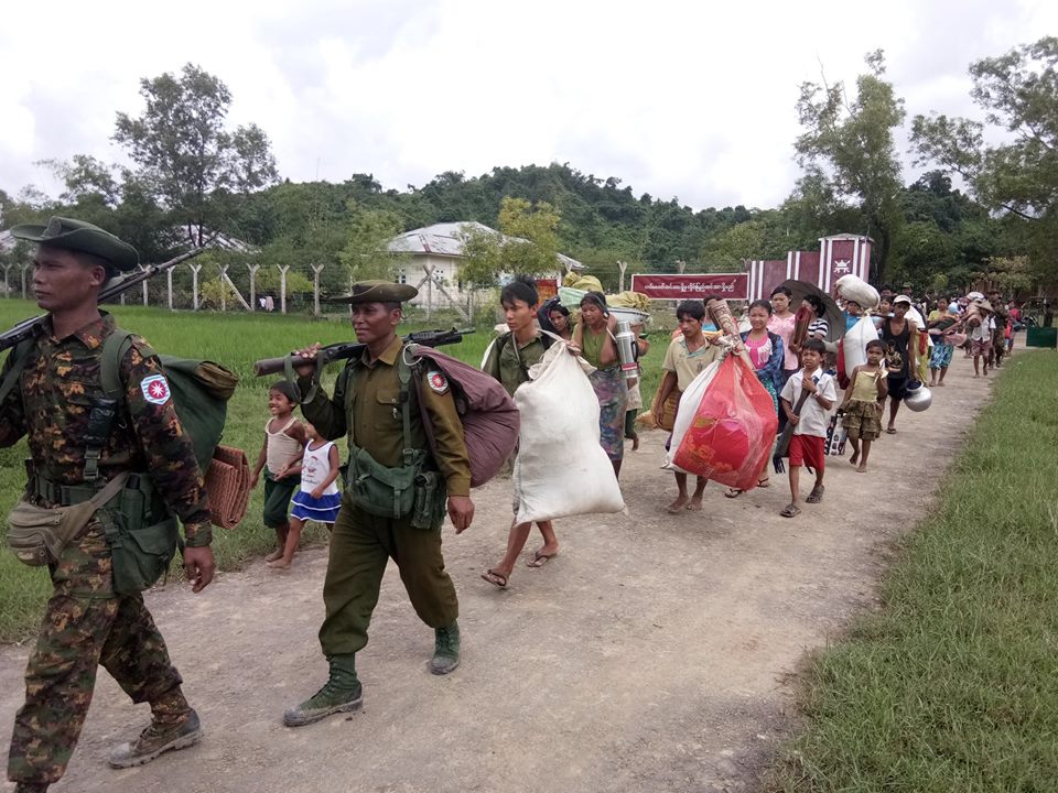 နယ္ေျမတည္ၿငိမ္လာလုိ႔ တိမ္းေရွာင္ထြက္ေျပးလာသူမ်ားကုိ ေနရပ္ျပန္ပုိ႔
