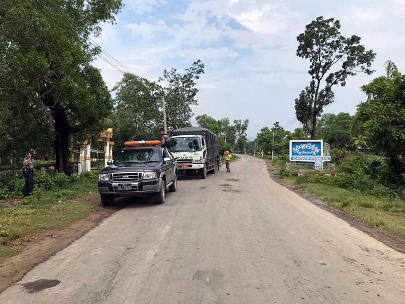 အၾကမ္းဖက္မႈမ်ား ရပ္ဆိုင္းသြားၿပီးေနာက္ ဘူးသီးေတာင္- ေမာင္ေတာလမ္း ျမင္ကြင္း (ဓာတ္ပံု)