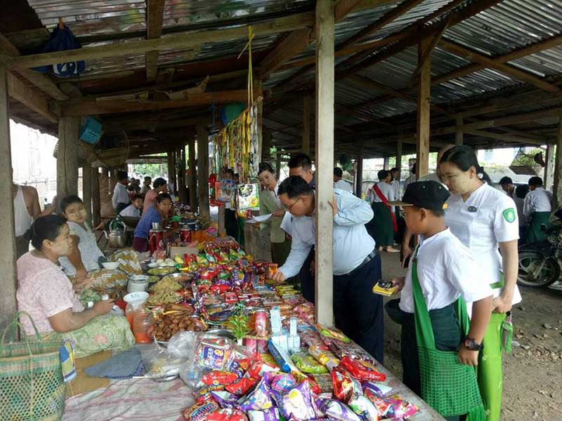 အင္းေတာ္ စာသင္ေက်ာင္းမ်ားတြင္ စားသံုးရန္မသင့္သည့္ တ႐ုတ္မုန္႔မ်ားေတြ႔ရွိ