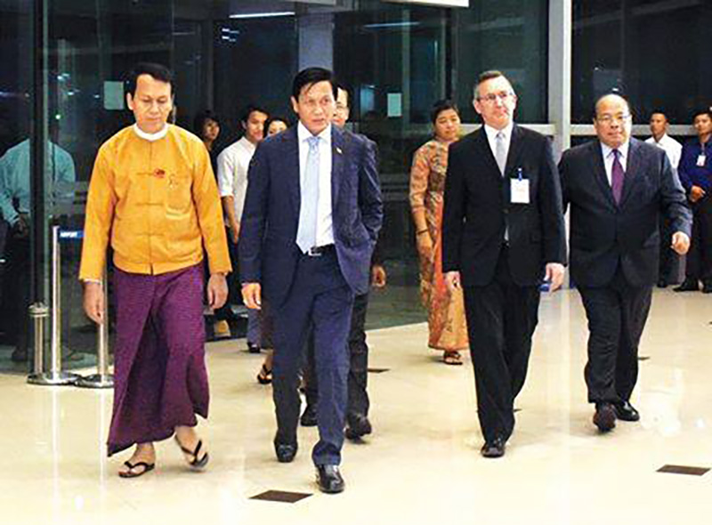 ဒုသမၼတ ဦးဟင္နရီဗန္ထီးယူ ကုလသမဂၢညီလာခံ တက္ေရာက္ရန္ ထြက္ခြာ
