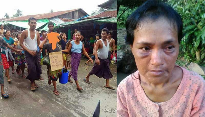 ေျမပုံက အမ်ိဳးသမီးတဦးကို အႏိုင္က်င့္႐ုိက္ႏွက္ခဲ့သူမ်ားအား အာမခံေပး စစ္ေဆးေန