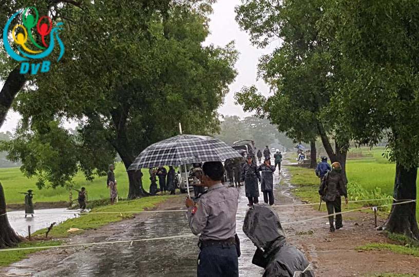 မင္းျပားႏွင့္ေျမာက္ဦးအၾကား ဗံုး ၃ လုံး တၿပိဳင္တည္းေပါက္ကြဲ၊ လံုၿခဳံေရးတင္းက်ပ္