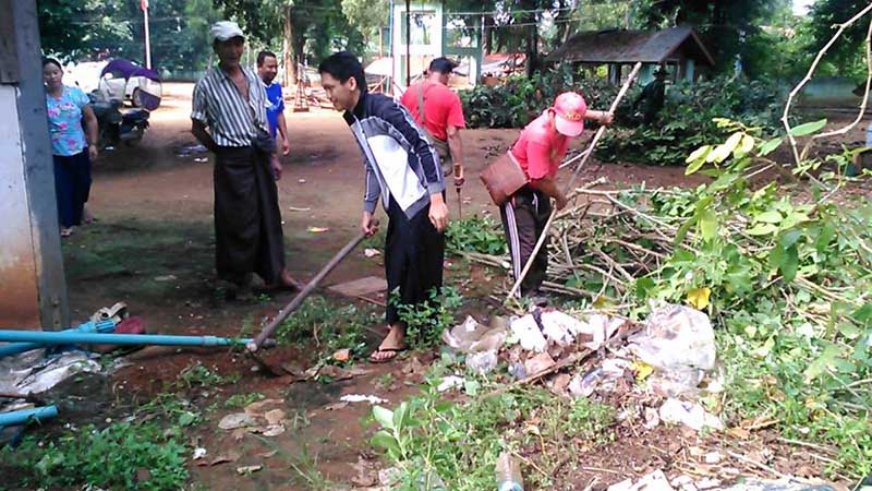 မိုင္းတံုျပည္သူ႔​ေဆး႐ုံသန္​႔ရွင္​း​ေရး အလႊာ​ေပါင္​းစုံ စု​ေပါင္​း​ေဆာင္​ရြက္​​ေပး
