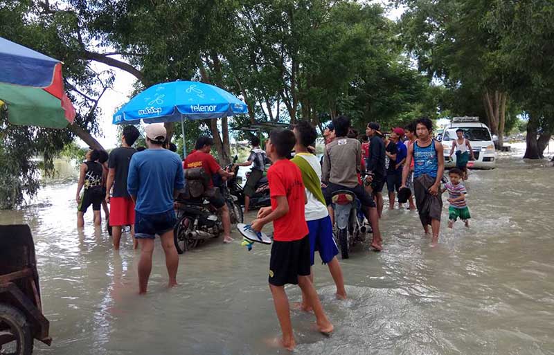 ကေလးၿမိဳ႕တြင္ ေရႀကီးမႈေၾကာင့္ လူ ၂ ဦး ေသဆုံး