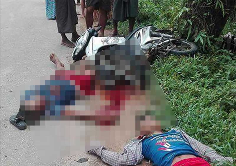 ပုေလာတြင္ ကားႏွင့္ဆိုင္ကယ္ မ်က္ႏွာခ်င္းဆိုင္တိုက္၊ ၁ ဦးေသ