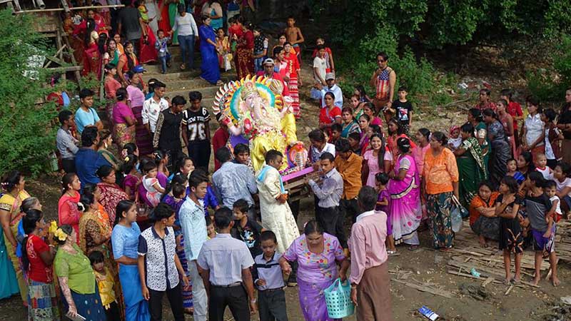 မႏၱေလးၿမိဳ႕တြင္ စႏၵီမယ္ေတာ္ ေရေမွ်ာပူေဇာ္ပြဲ က်င္းပ