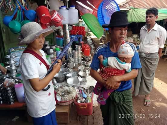 ေဆးကုသခလိုအပ္၍ လသားရြယ္ကေလးကို က်ပ္ေငြ ၄ သိန္းျဖင့္ ေစ်းထဲလိုက္ေရာင္း