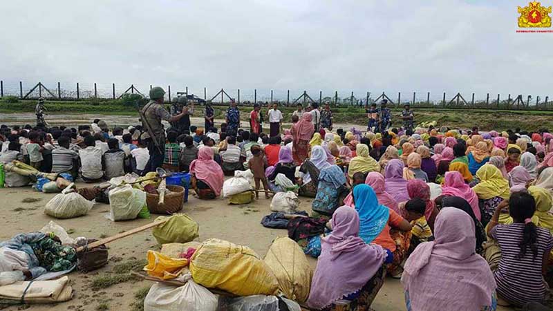 ဘဂၤလားေဒ႔ရွ္ဘက္ ထြက္ခြာရန္ နယ္စပ္ေရာက္ေနသူေပါင္း ၁၇၀၀၀ ေက်ာ္ရွိၿပီ