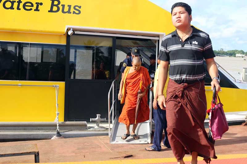 Yangon Water Bus တတိယေန႔ေျပးဆြဲ၊ စီးနင္းသူနည္းပါး