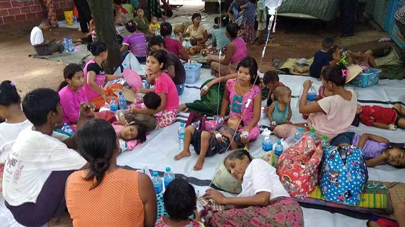 က်ဳိက္ထိုတြင္ အုန္းႏို႔ေခါက္ဆြဲစားမိရာမွ လူ ၁၀၀ ေက်ာ္ အစာအဆိပ္သင့္