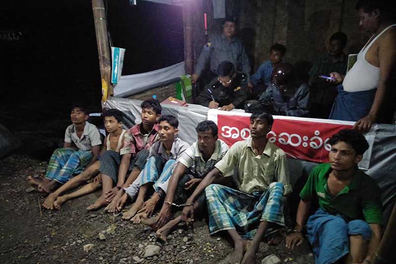 အုတ္ပုံ စစ္ေဆးေရးဂိတ္တြင္္ တရားမဝင္ ဘဂၤါလီ ၇ ဦး ေတြ႔ရွိ