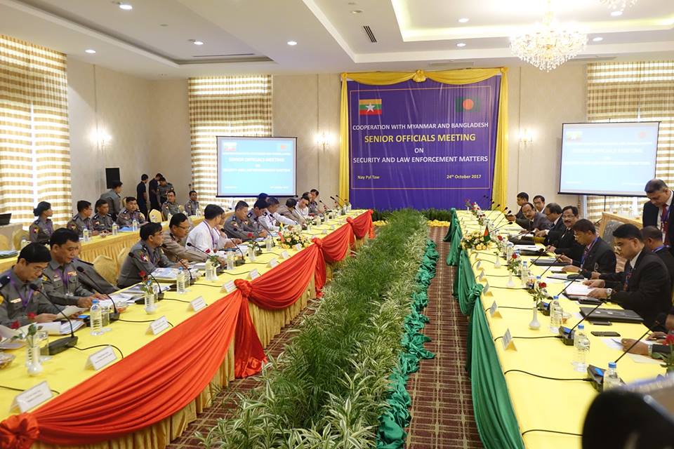ျမန္မာ-ဘဂၤလားေဒ့ရွ္ နယ္စပ္လုံၿခဳံေရးႏွင့္ ႏုိင္ငံသားျပန္လည္စိစစ္လက္ခံေရး ေဆြးေႏြး